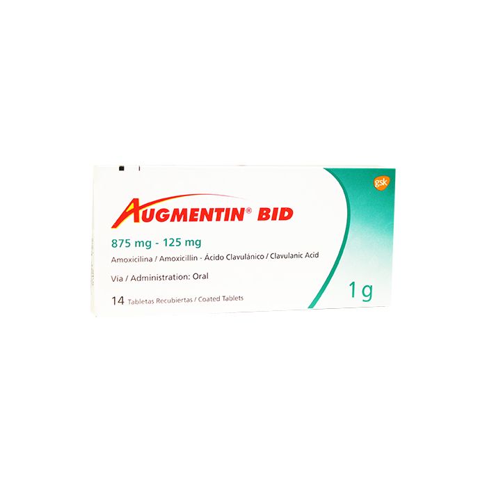 AUGMENTIN BID 1 GR X 14 TABS (SUELTO)