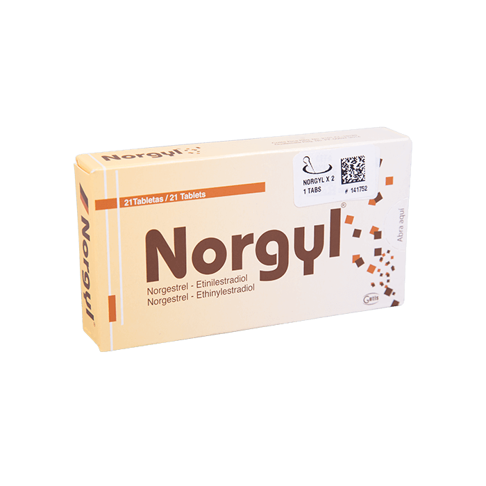 NORGYL TABLETAS 
