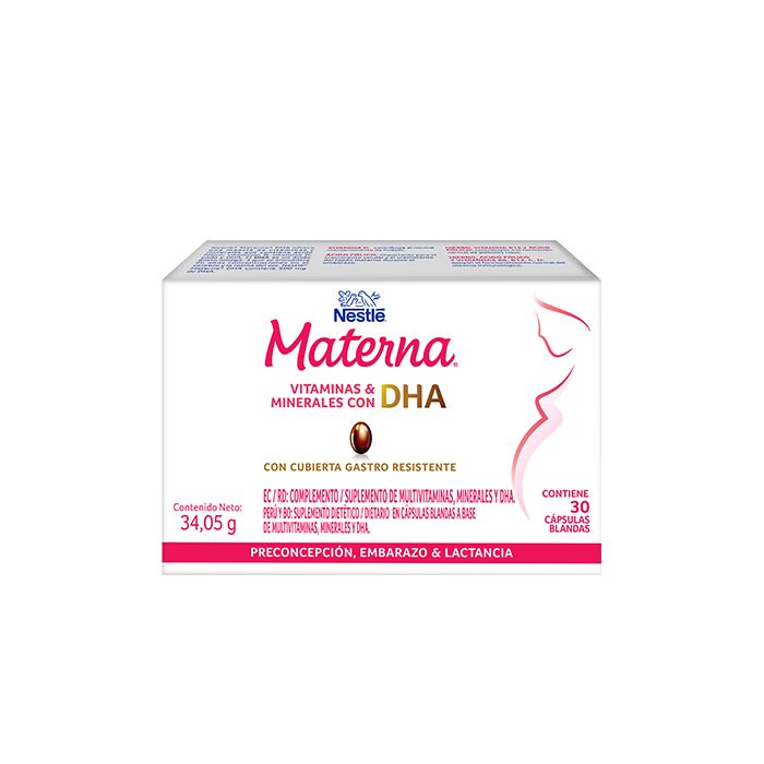 MATERNA PLUS DHA X 30 CAPS