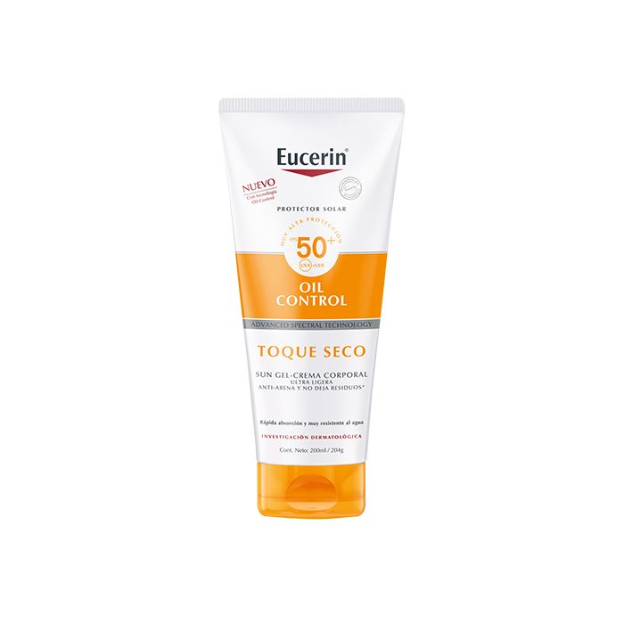 GEL CORP.EUCERIN TOQUE SECO SPF50 200 ML
