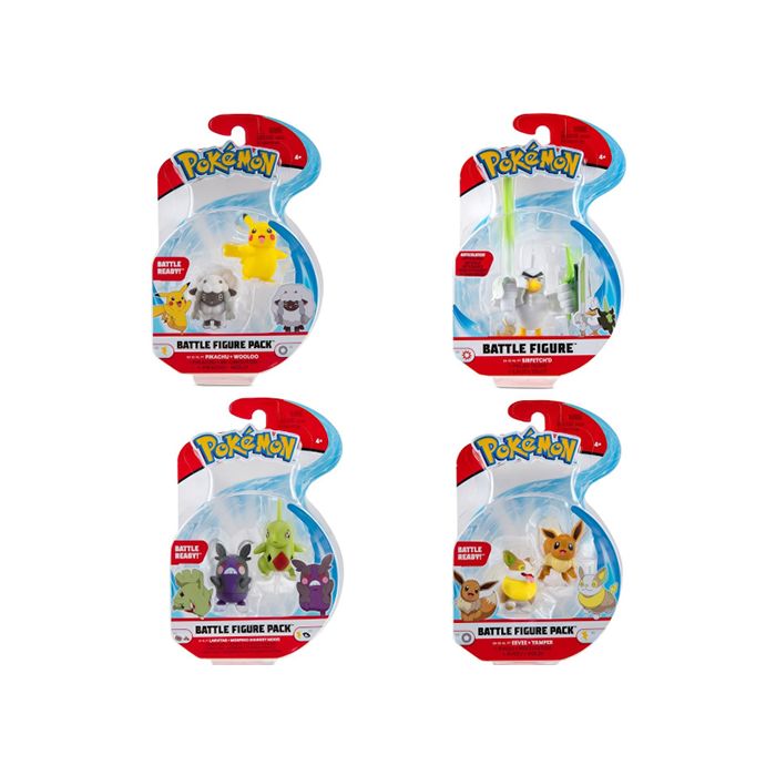 FIGURA POKÉMON DE BATALLA BLISTER SURT/6 4A+