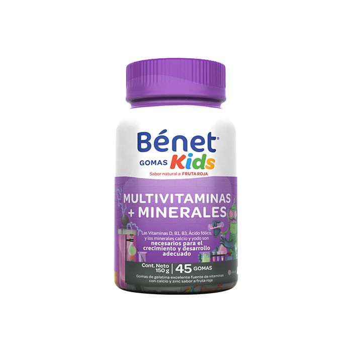 BENET GOMAS KIDS MULTIVITAMINICO 45 GOMAS 150g