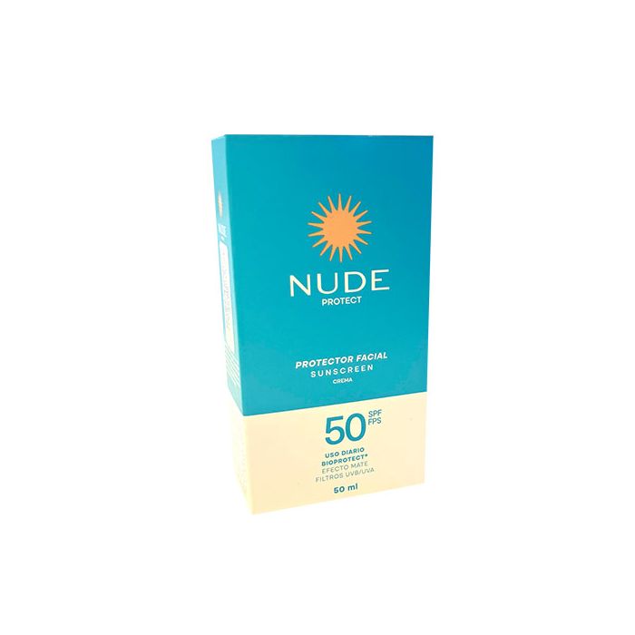 NUDE PROT FAC SPF50 MATE 50 ML