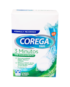 COREGA 3 MINUTOS TABLETAS 