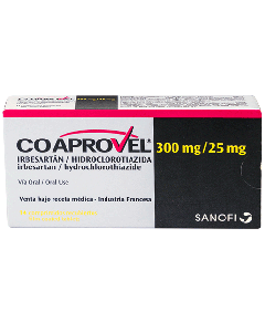 CO-APROVEL COMPRIMIDOS 300/25 MG