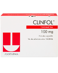 CLINFOL OVULOS 100 MG 