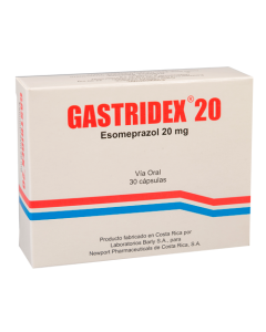 GASTRIDEX CAPSULAS 20 MG