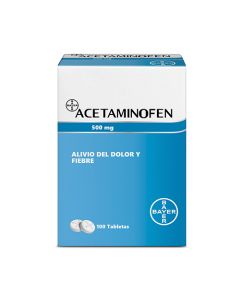 ACETAMINOFEN BAYER 500 MG X 1 TAB