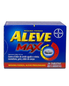 ALEVE MAX TABLETAS 550 MG