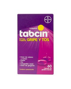 TABCIN LIQUI GELS GRIPE Y TOS UN