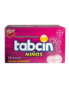 TABCIN NIÑOS X 12 TABS EFERVECENTES