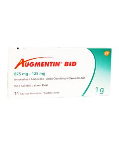 AUGMENTIN BID 1 GR X 14 TABS (SUELTO)