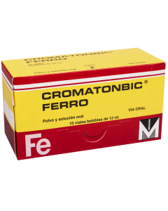 CROMATONBIC FERRO AMPOLLAS BEBIBLES 12 ML