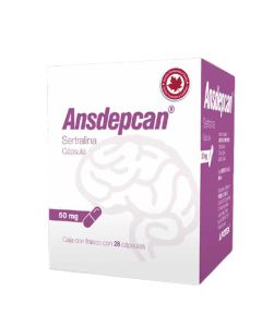 ANSDEPCAN 50MG X 28 CAPS