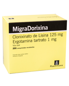 MIGRADORIXINA COMPRIMIDOS 125 MG
