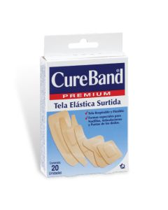 CURAS CUREBAND ELASTICA SURTIDA X 20 UN