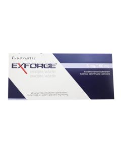 EXFORGE 160 MG/5 MG X 28 COMPRIMIDOS