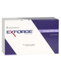 EXFORGE 320 MG/5 MG X 28 COMPRIMIDOS