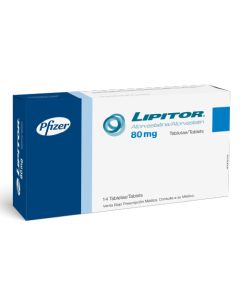 LIPITOR 80 MG X 14 TABS