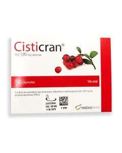 CISTICRAN PAC 120 MG X 30 CAPS