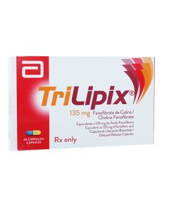 TRILIPIX 135 MG X 30 CAPS