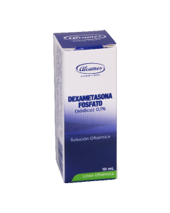 DEXAMETASONA FOSFATO COLIRIO SOLUCION OFTALMICA 10 ML