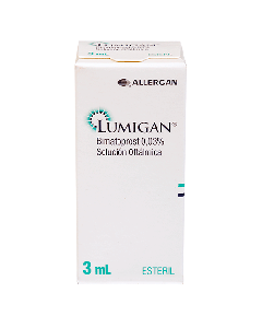 LUMIGAN 0.03% SOLUCIÓN OFTALMICA 3 ML