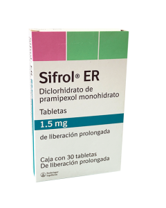 SIFROL ER TABLETAS 1.5 MG 