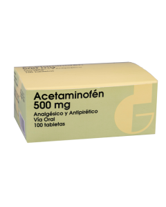 TABLETA ACETAMINOFEN NEWPORT 500 MG