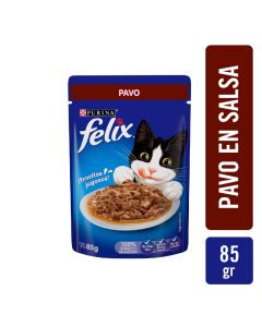 FELIX SENSACIONES PAVO & MENUDENCIAS EN SALSA 85GRS