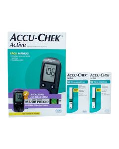 ACCU-CHEK ACTIVE + 100 TEST
