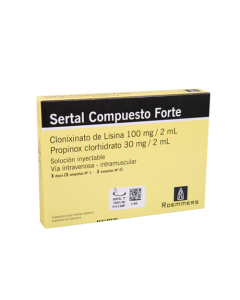 SERTAL COMPUESTO FORTE AMPOLLAS 130 MG
