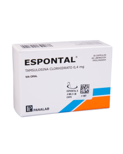 ESPONTAL CAPSULAS 0.4 MG 