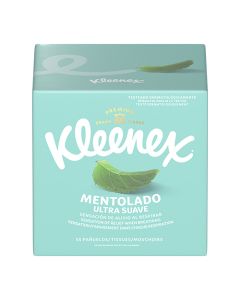 PAÑUELO FACIAL KLEENEX MENTOLADO CUBO 55 PAÑU