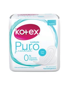 KOTEX PURE UF C/ALAS X 10 UNDS