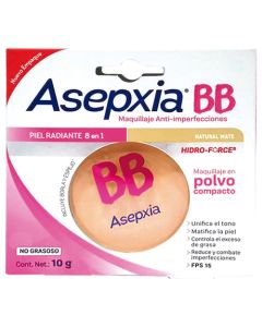 MAQUILLAJE ASEPXIA BB NATURAL-MATE 10 GR