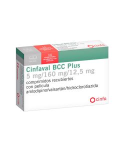 CINFAVAL BCC PLUS 5MG/160MG/12.5MG X 14COMP