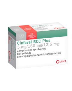 CINFAVAL BCC PLUS 5MG/160MG/12.5MG X 28COMP