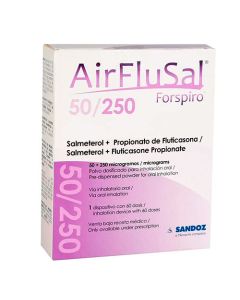 AIRFLUSAL 50/250 MG X 60 DOSIS