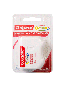 HILO DENTAL ENCERADO COLGATE TOTAL 25 MT