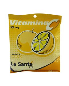 VITAMINA C LA SANTE NARANJA 500 MG