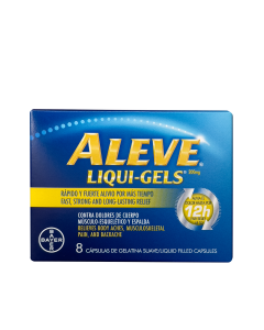 ALEVE LIQUI GEL 200 MG X 8 CAPS