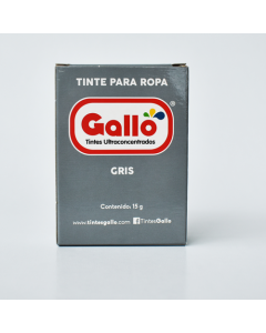 TINTE ROPA GALLO GRIS X 1 UNIDAD