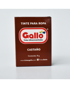 TINTE ROPA GALLO CASTANO X  1 UNIDAD