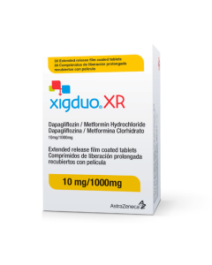 XIGDUO XR 10/1000 MG X 30 COMPRIMIDOS