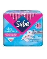 SABA ULTRA INVISIBLE CON ALAS TOALLAS FEMENINAS