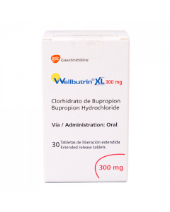 WELLBUTRIN XL TABLETAS 300 MG 