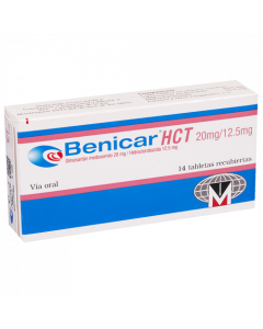 BENICAR HCT TABLETAS 20 MG / 12.5 MG 