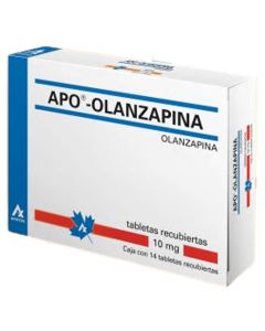 APO-OLANZAPINA 10 MG X 14 TABS