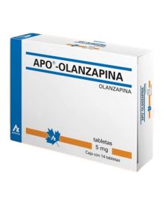 APO-OLANZAPINA 5 MG X 14 TAB